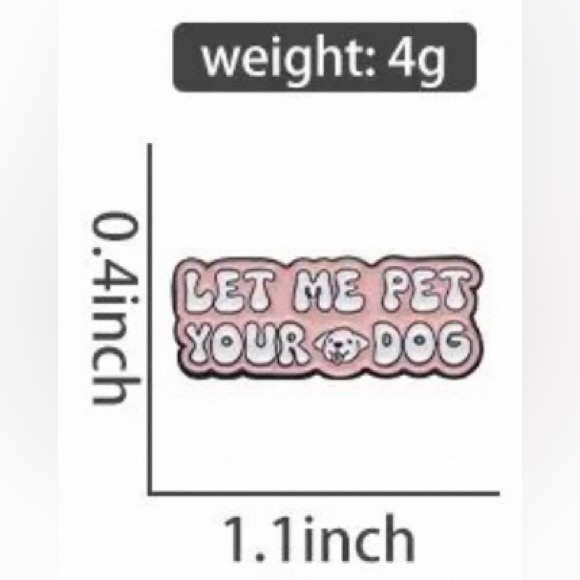 $1 DOG PIN/BROOCH. ENAMEL/METAL. NEW. $1 WITH ANY $10 ORDER OR MORE - Picture 2 of 16